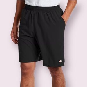 Champion Standard-Fit Stretch Sport Shorts in Black